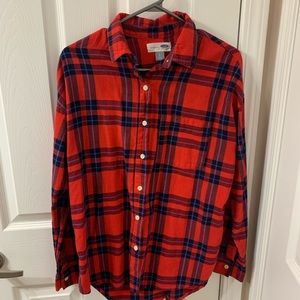 Plaid boyfriend shirt